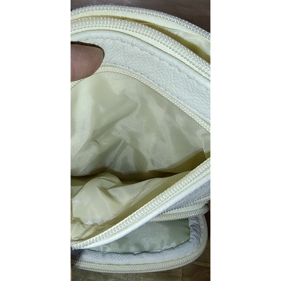 Maze Exclusive Cream Genuine Leather Mini Organization Crossbody - NEW - Picture 6 of 9